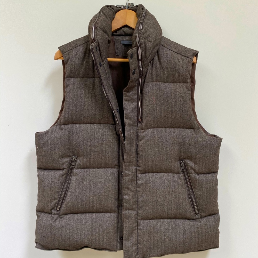 John Varvatos wool down vest